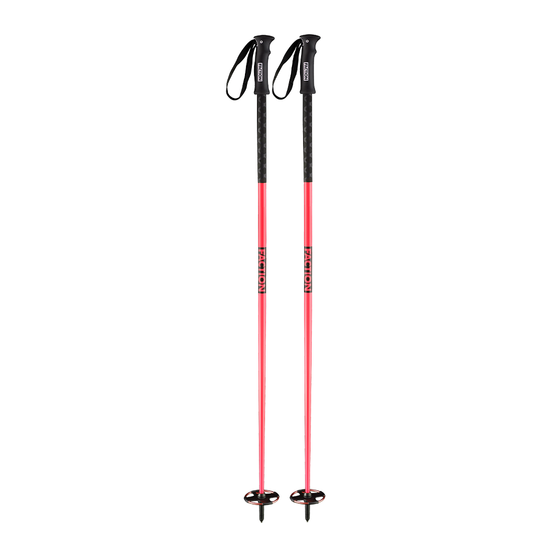 Faction Skis Red Poles