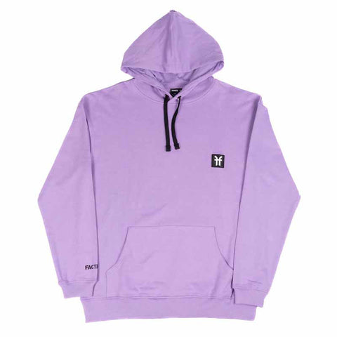Faction Classic Hoodie Lilac Purple Flat Lay Back