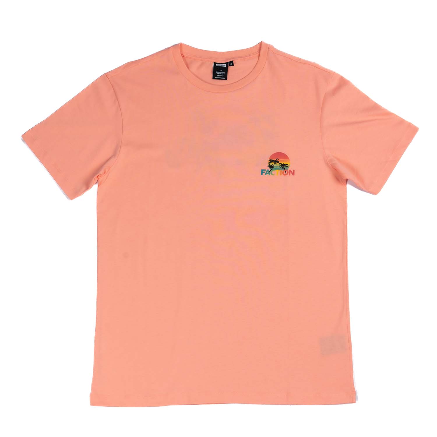 Faction Outcast Tee Pink Flat Lay Front